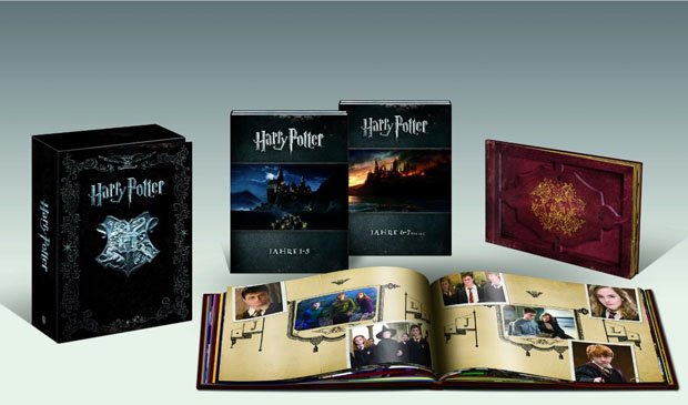 Harry Potter - Die komplette Collection Blu-ray Box mit Fotobuch