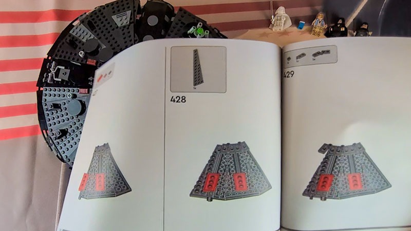 LEGO 75389 Dark Falcon Problem Schritt 428 Anleitung Fehler