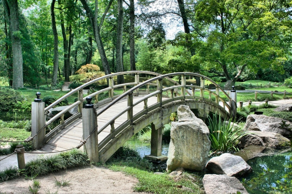 Gartenbrücke