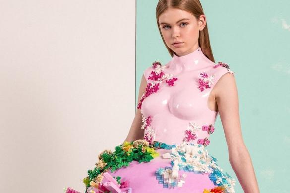 Marina Hoermanseder LEGO-Kleid