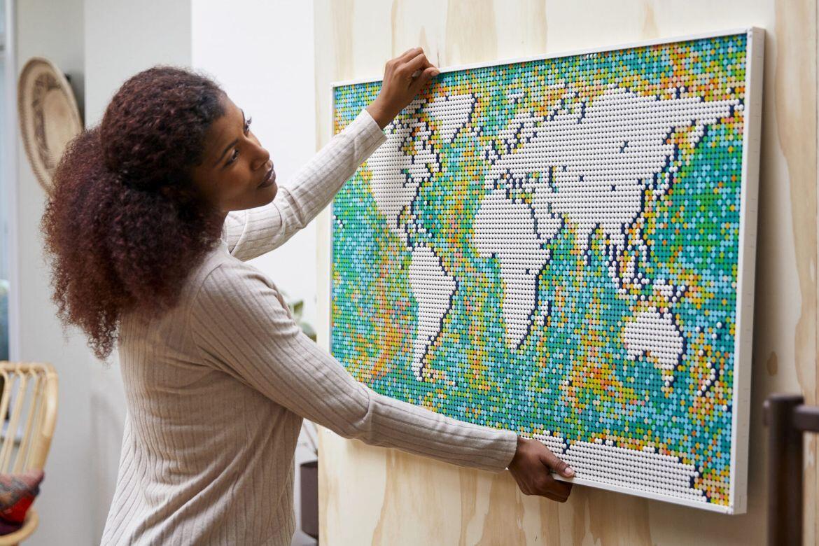 LEGO® Art World Map